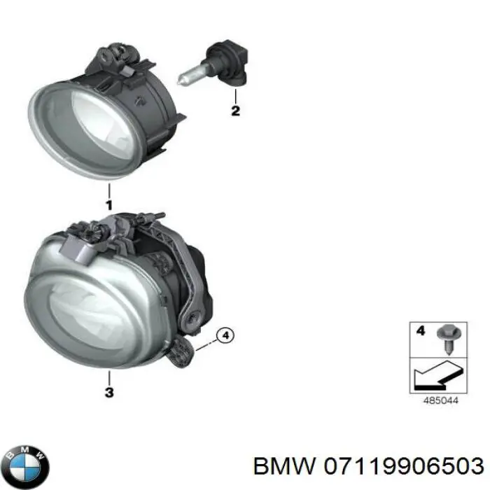 Лампочка галогенна BMW 07119906503 ціна, від 8.51 USD