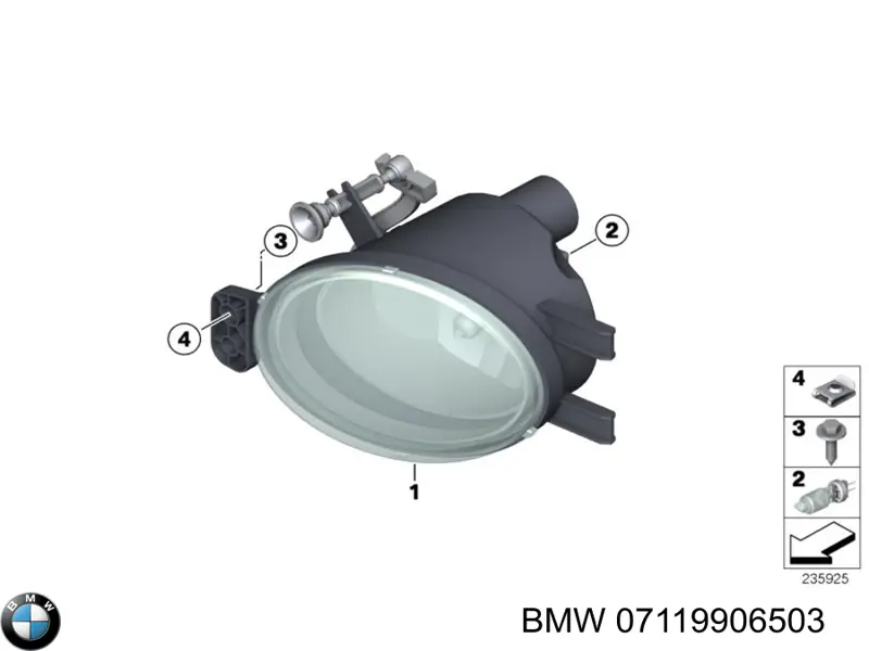 Купити 07119906503 BMW Лампочка галогенна
