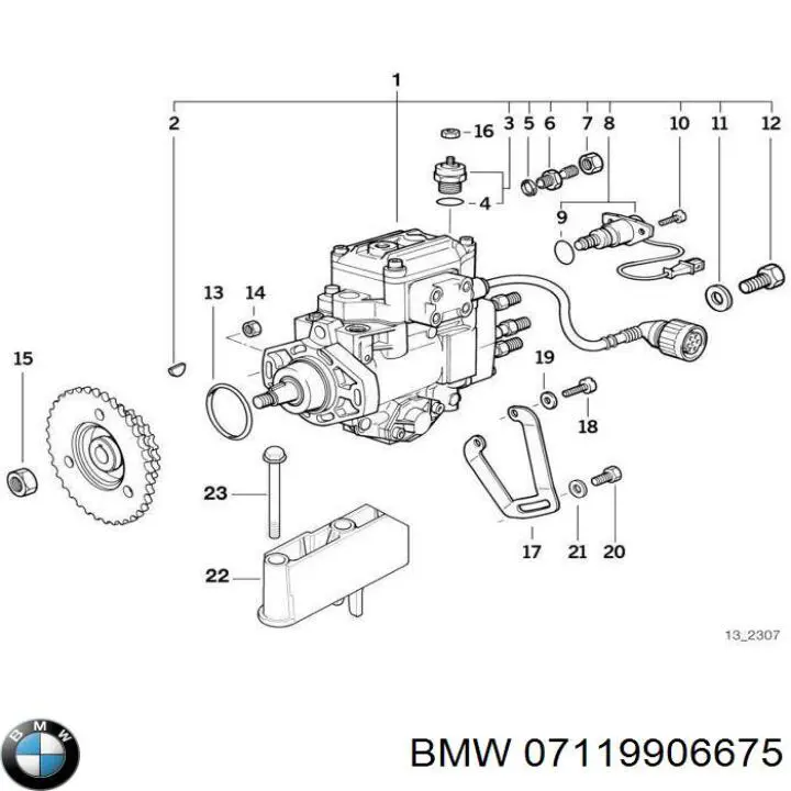 Болт переднього важеля, нижнього BMW 7119906675 ціна, від 4.59 USD