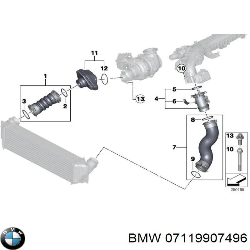 Прокладка кришки горловини, маслозаливної 07119907496 BMW