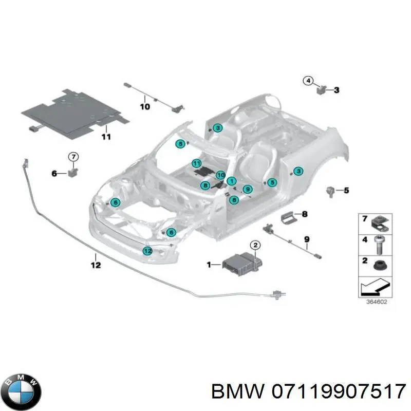  BMW 7119907517 ціна, від 1.50 USD