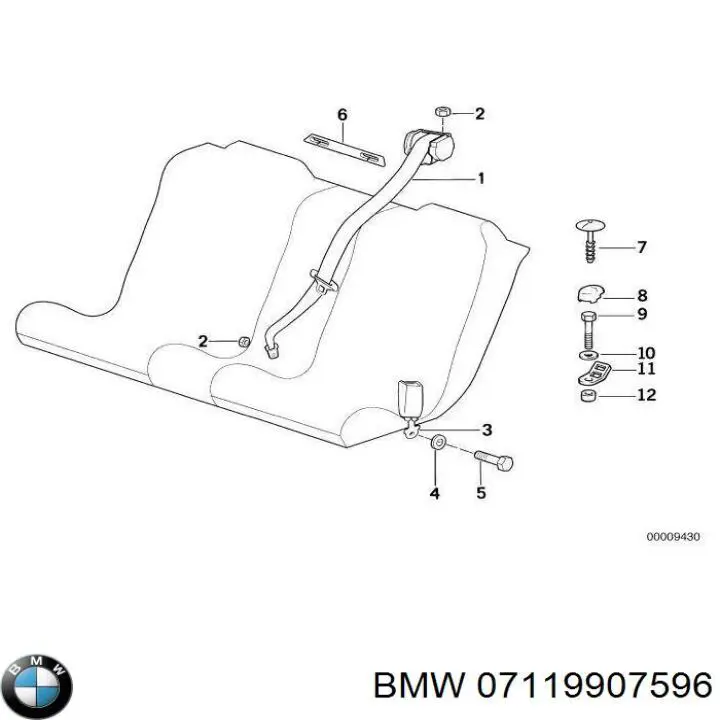  BMW 07119907596 ціна, від 0.57 USD