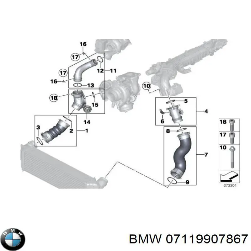 Прокладка кришки горловини, маслозаливної 07119907867 BMW