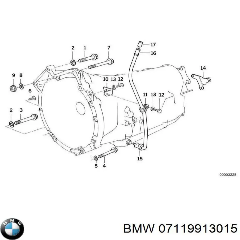 Болт головки блока циліндрів, ГБЦ 7119913015 BMW