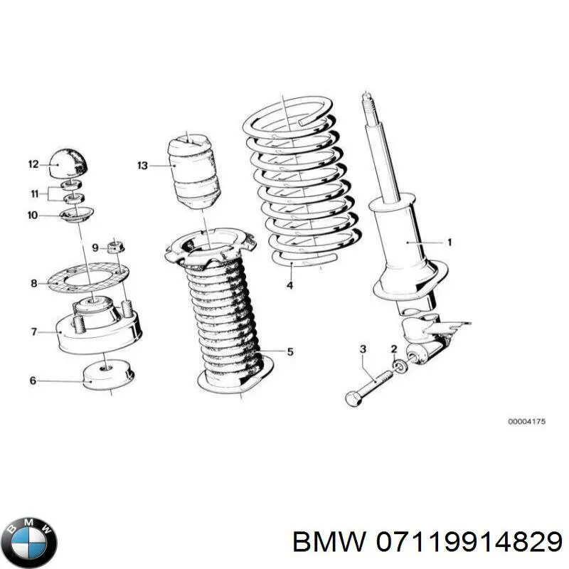 Болт важеля передньої підвіски на BMW 7 (E32)