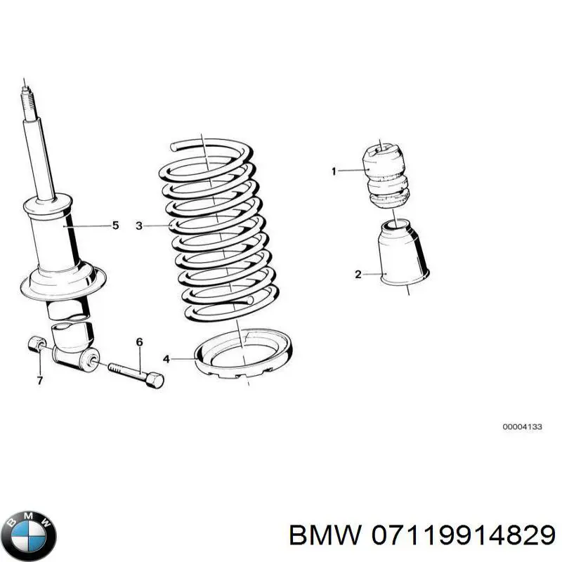 Болт переднього важеля BMW 7119914829 ціна, від 8.71 USD