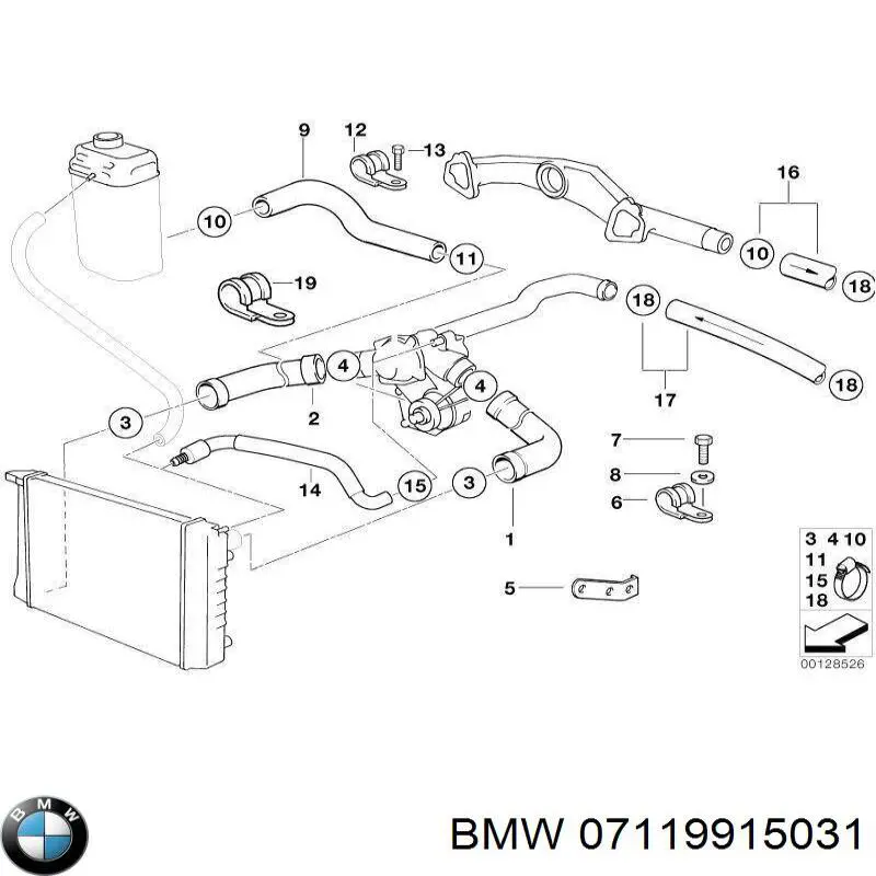 Болт переднього важеля, нижнього BMW 07119915031 ціна, від 1.33 USD
