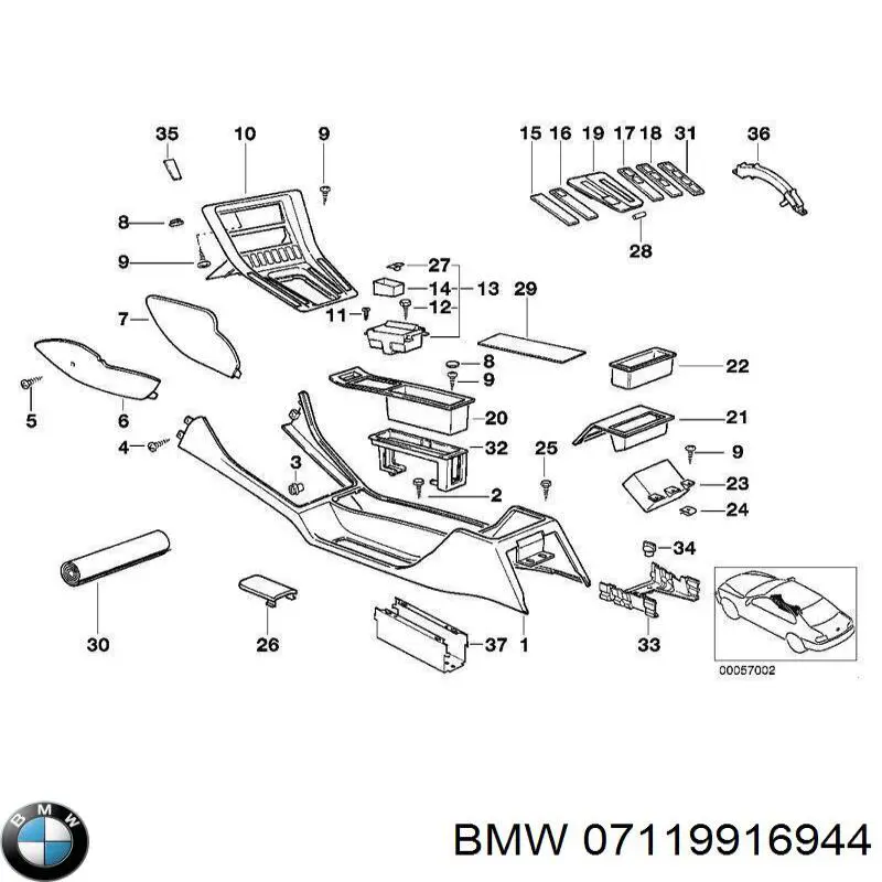  BMW 07119916944 ціна, від 3.14 USD