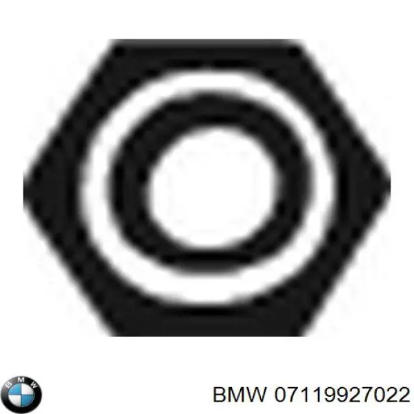 Гайка кріплення приймальної труби глушника (штанів) BMW 07119927022 ціна, від 0.19 USD