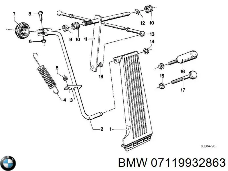  BMW 07119932863 ціна, від 0.35 USD