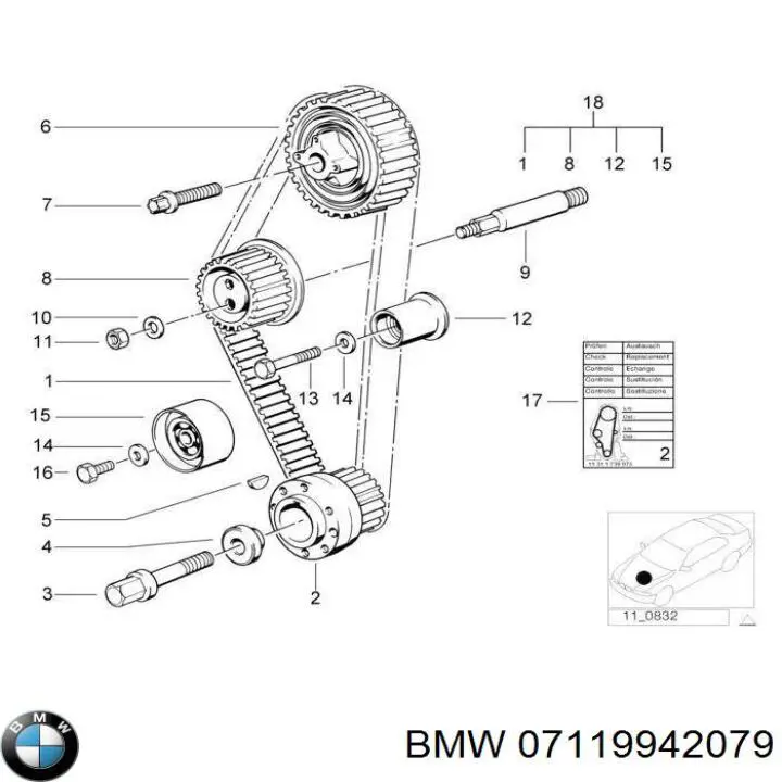  BMW 07119942079 ціна, від 0.14 USD