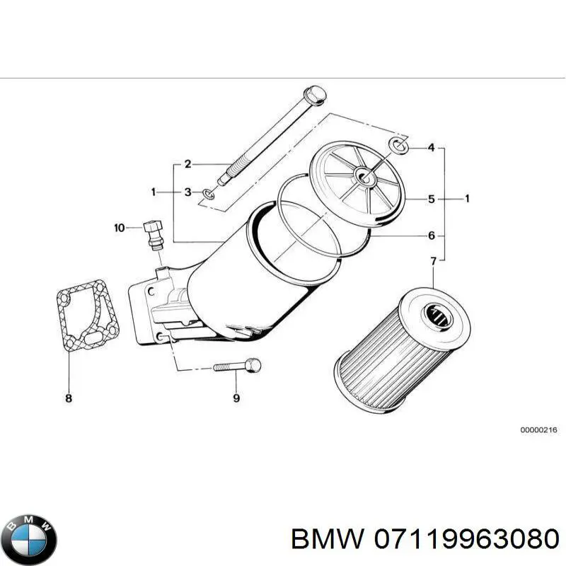 Кільце приймальної труби глушника 7119963080 BMW