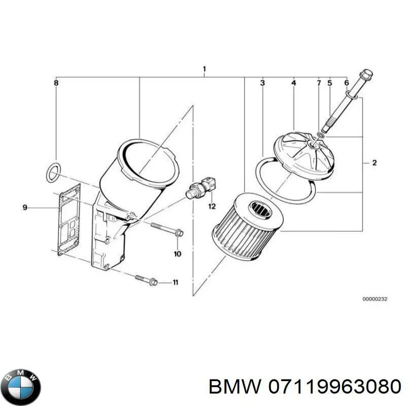 Кільце приймальні труби глушника ущільнювача BMW 07119963080 ціна, від 0.19 USD