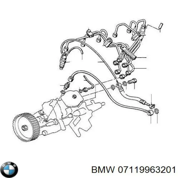 Кільце приймальні труби глушника ущільнювача BMW 07119963201 ціна, від 0.28 USD