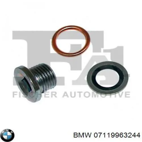 Прокладка пробки піддону двигуна BMW 07119963244