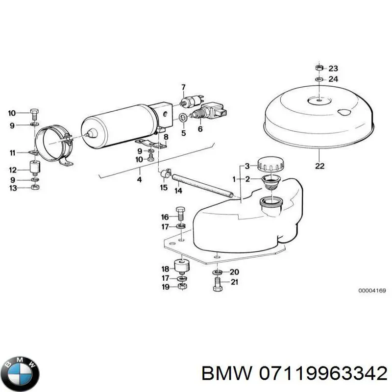 N0438152 Porsche Прокладка термостата