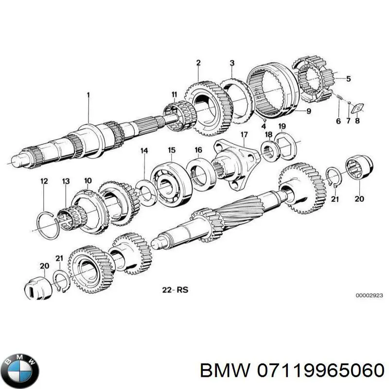 Сальник АКПП/КПП, вхідного/первинного валу BMW 07119965060 ціна, від 3.70 USD