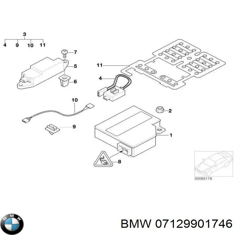 Купити 7129904323 BMW 