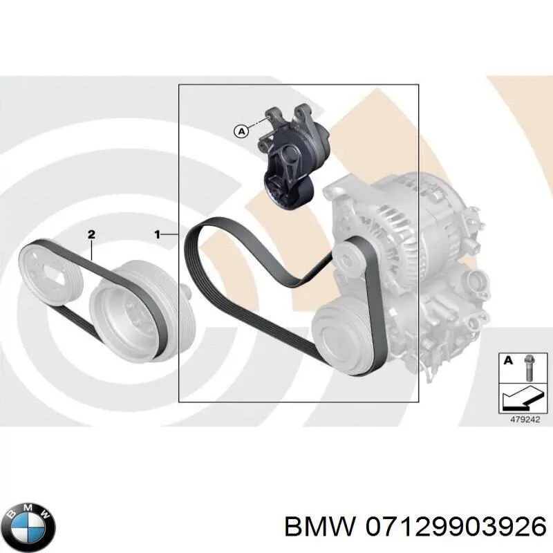 Болт вихлопної системи (глушника) BMW 07129903926 ціна, від 3.89 USD