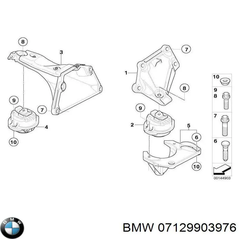 Купити 07129903976 BMW Підшипник задньої ступиці