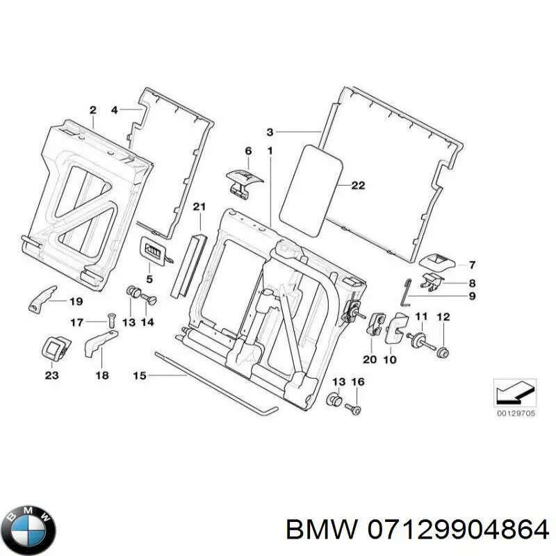  BMW 7129904865