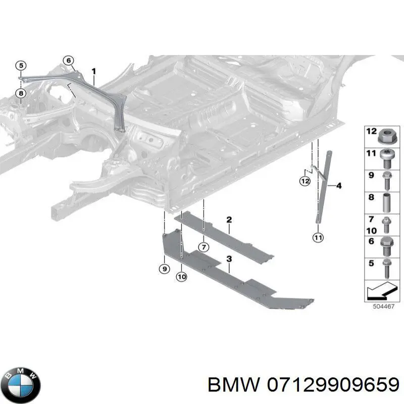  BMW 07129909659 ціна, від 7.15 USD