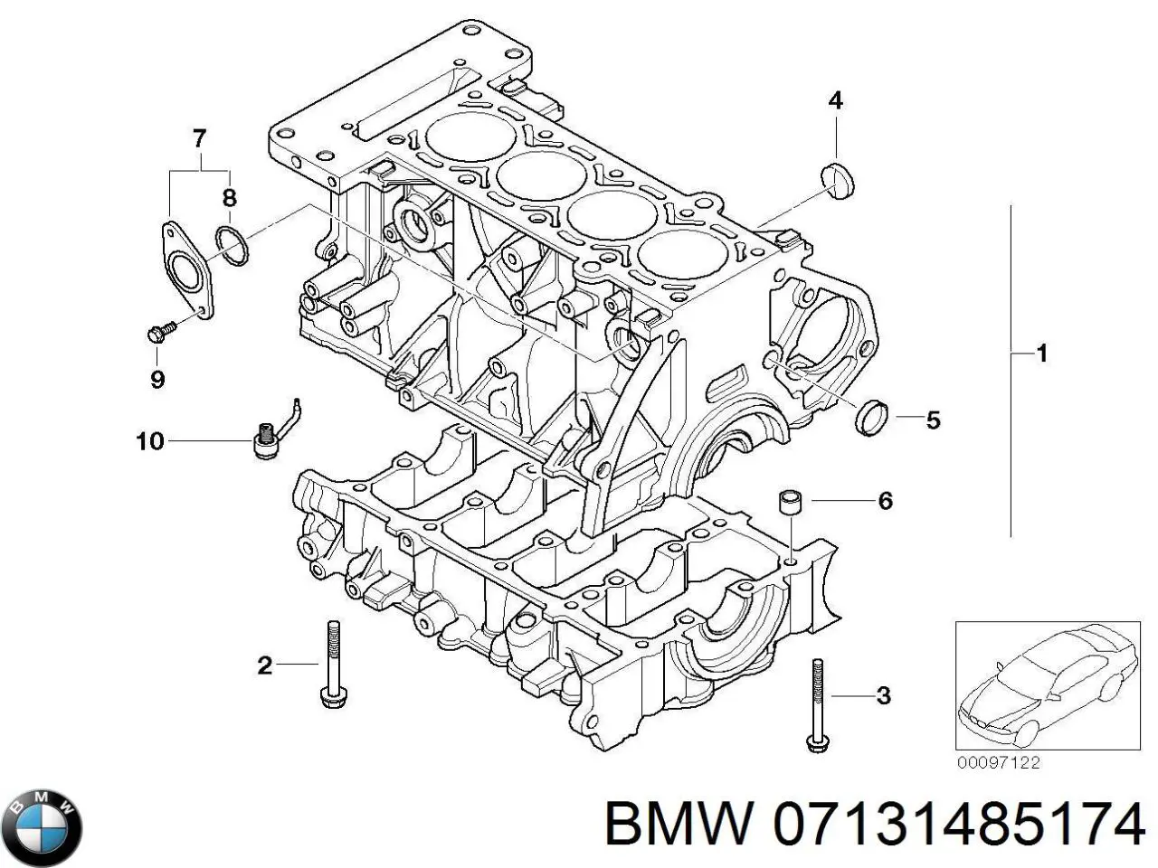  BMW 07131485174 ціна, від 5.44 USD