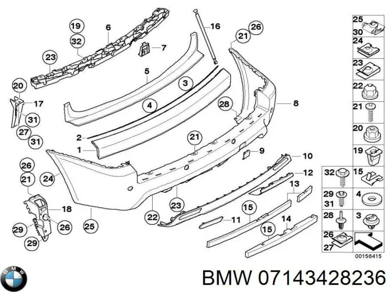  BMW 07143428236 ціна, від 0.65 USD