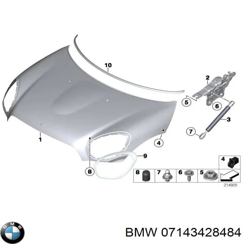  BMW 07143428484 ціна, від 5.07 USD