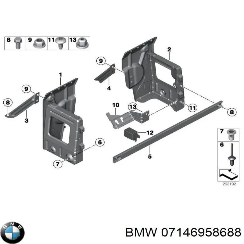  BMW 7146958688 ціна, від 0.70 USD