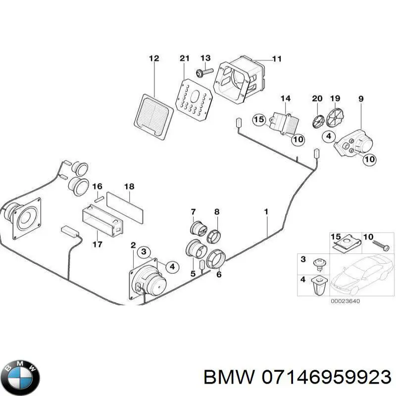 Болт головки блока циліндрів, ГБЦ 07146959923 BMW