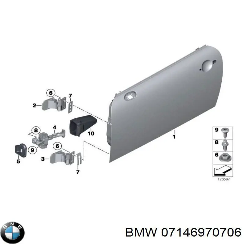  BMW 7146970706 ціна, від 3.57 USD
