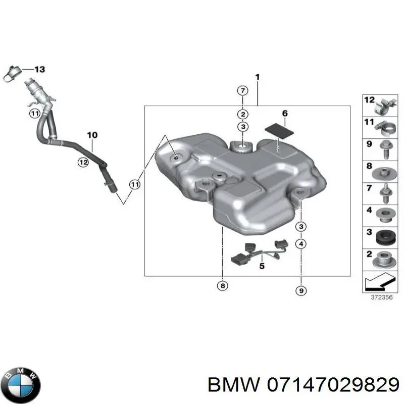 07147029829 BMW Болт кріплення головки блоку циліндрів