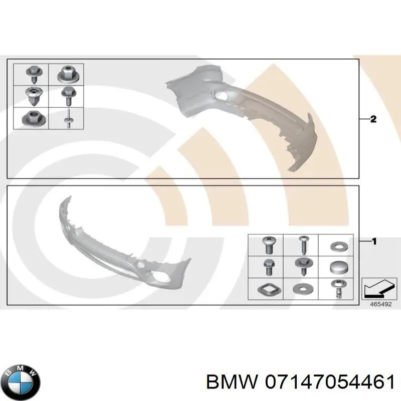Купити 07147054461 BMW З'єднувальні елементи, система випуску