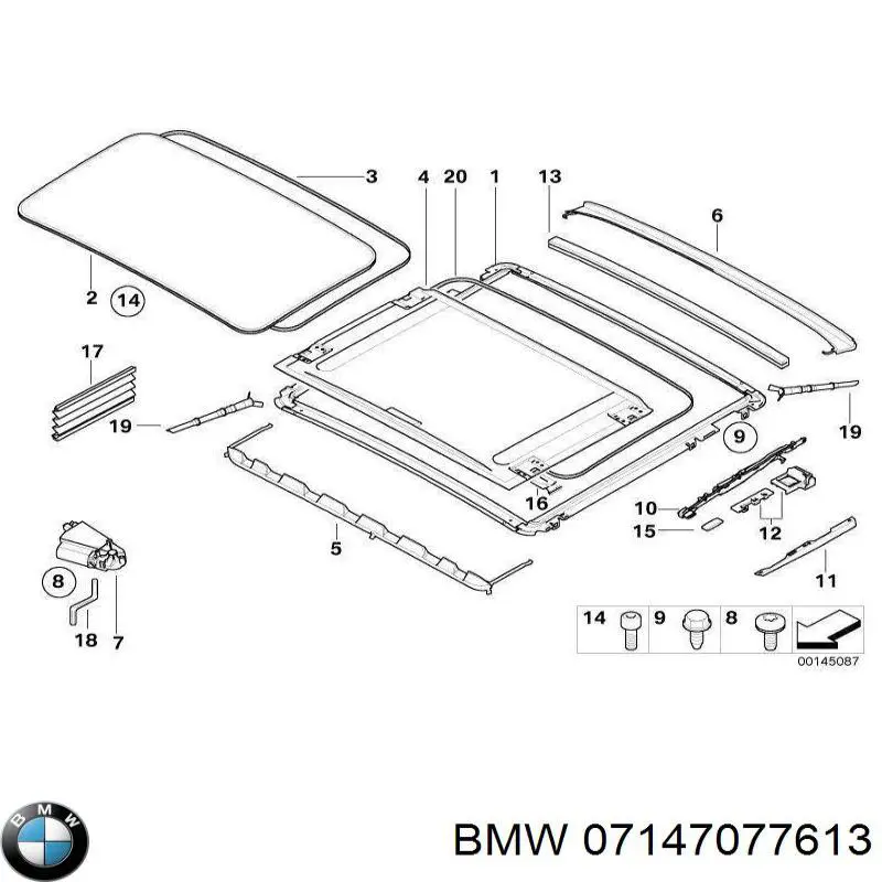 Купити 07147077613 BMW Болт гбц