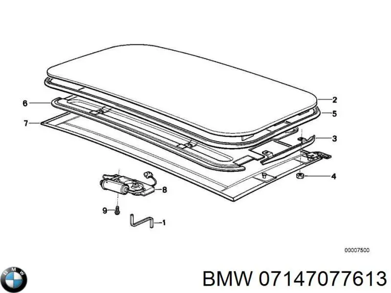Болт головки блока циліндрів BMW 07147077613