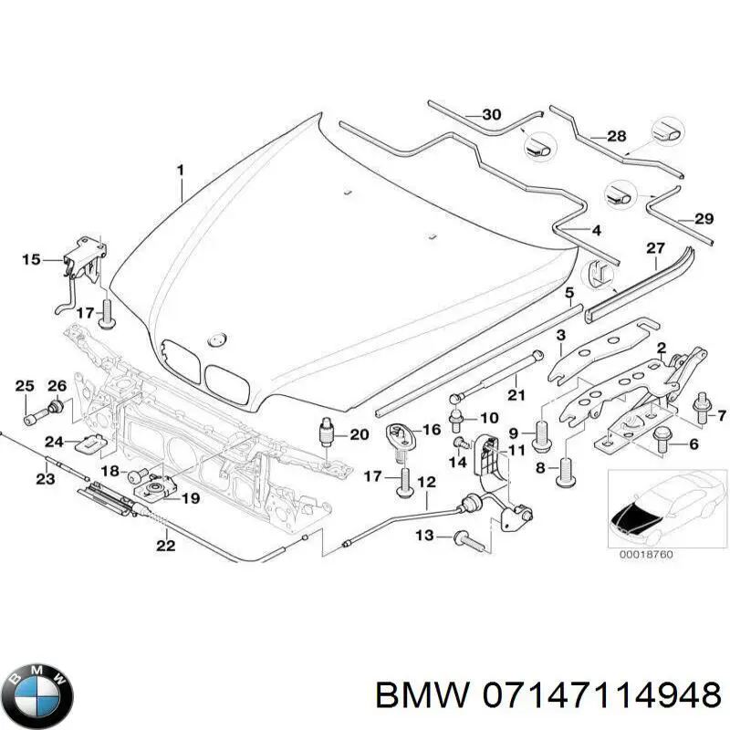 Купити 07147114948 BMW 