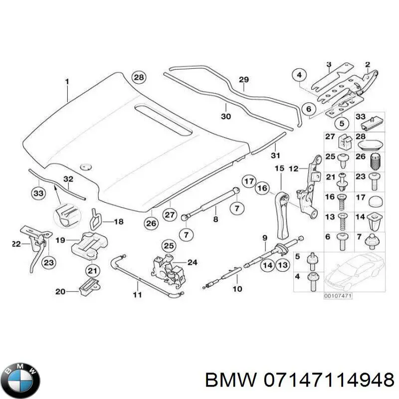  BMW 07147114948 ціна, від 13.89 USD