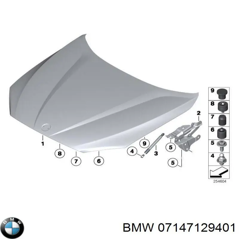 Купити 07147129401 BMW Вісь вилки зчеплення