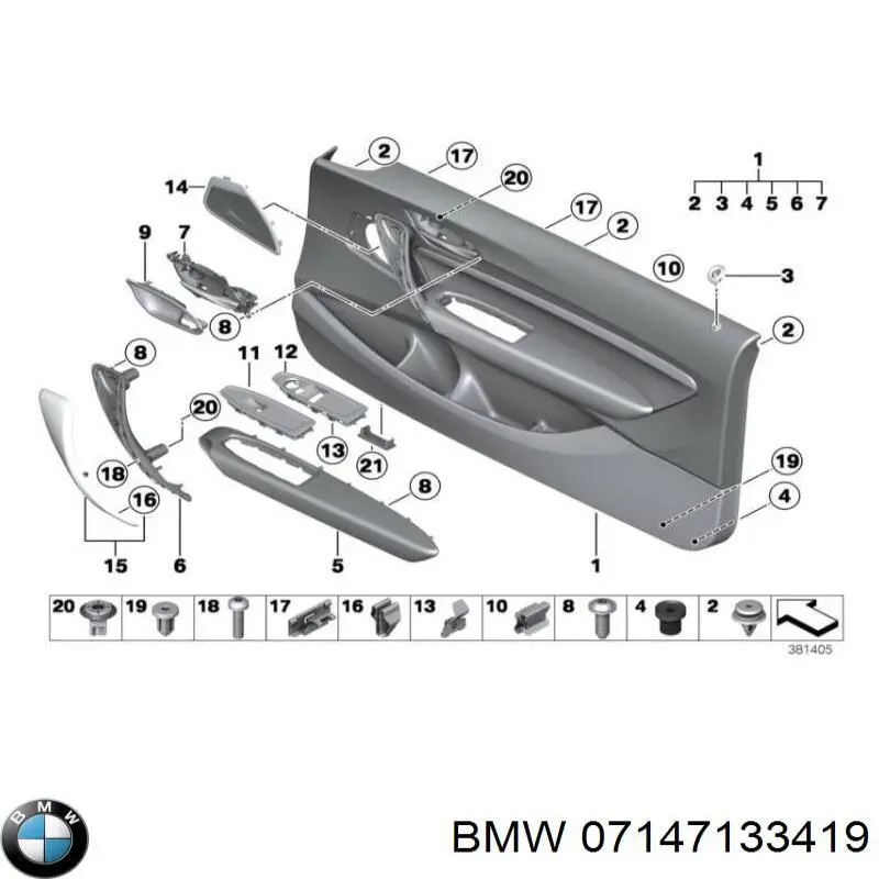  BMW 07147133419 ціна, від 1.22 USD