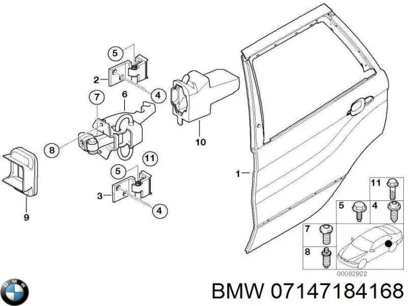  BMW 07147184168 ціна, від 1.33 USD