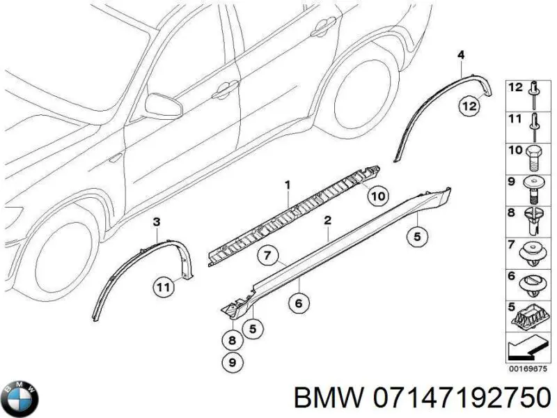 Болт головки блока циліндрів, ГБЦ BMW 07147192750 ціна, від 2.89 USD