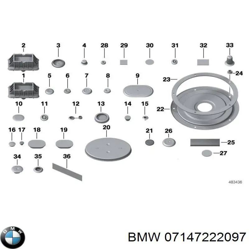  BMW 07147222097 ціна, від 0.98 USD