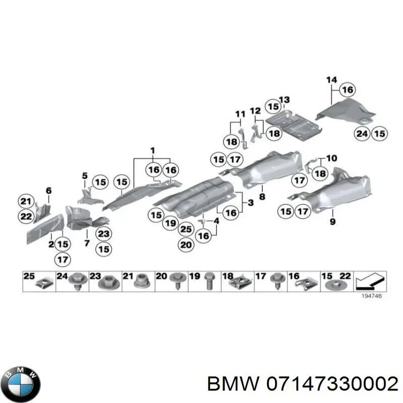  BMW 07147330002