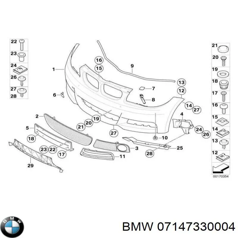  BMW 07147330004 ціна, від 1.25 USD
