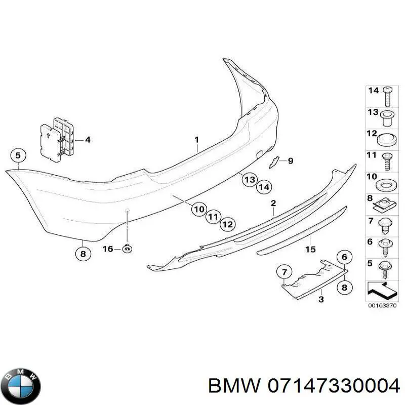  BMW 07147330004 ціна, від 1.25 USD