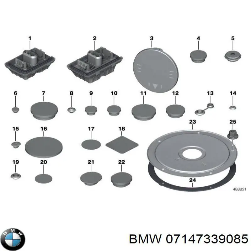 07147339085 BMW Ремкомплект головного гальмівного циліндру
