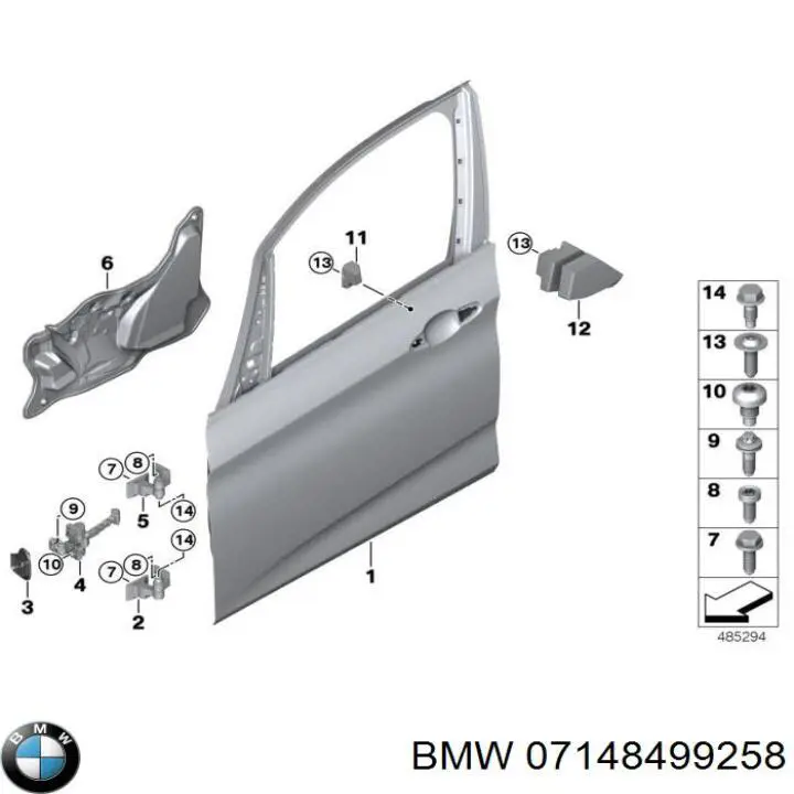  BMW 07148499258 ціна, від 2.53 USD