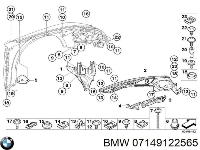  BMW 07149122565 ціна, від 1.65 USD