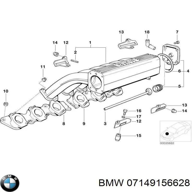 Купити 07149156628 BMW 